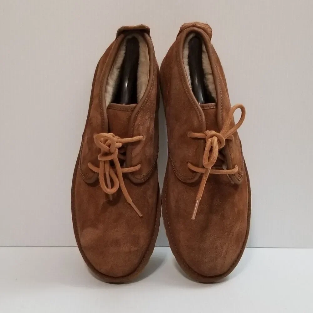UGG Maksim Tamarind Men's Size 8 US Brown Suede Ankle Chukka Boots 1016680